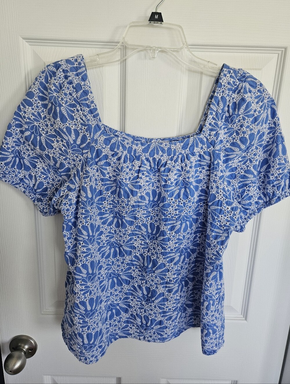 Loft Embroidered Eyelit Top